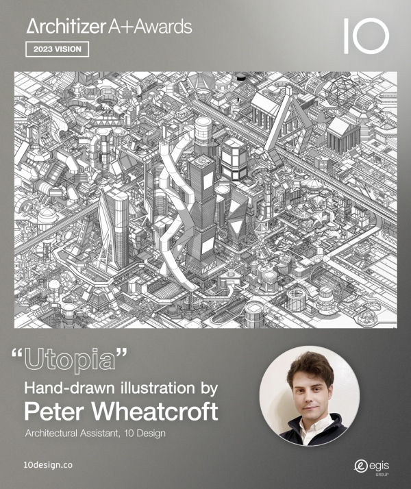 喜讯 | 10 Design 爱丁堡的 Peter Wheatcroft 荣获 Architizer Vision Awards视觉大奖！