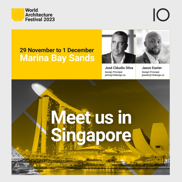 Connect with us at World Architecture Festival in Singapore