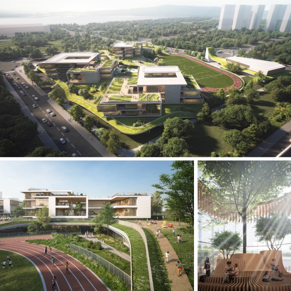 10 Design reveals “Grassland Village” future school design at the heart of Hangzhou
