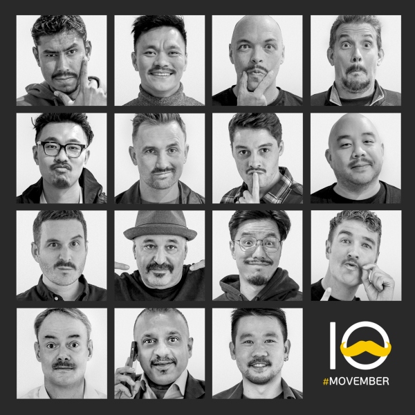 公益 | 10 Design 公益社群再度达成 Movember 胡子十一月筹款目标！