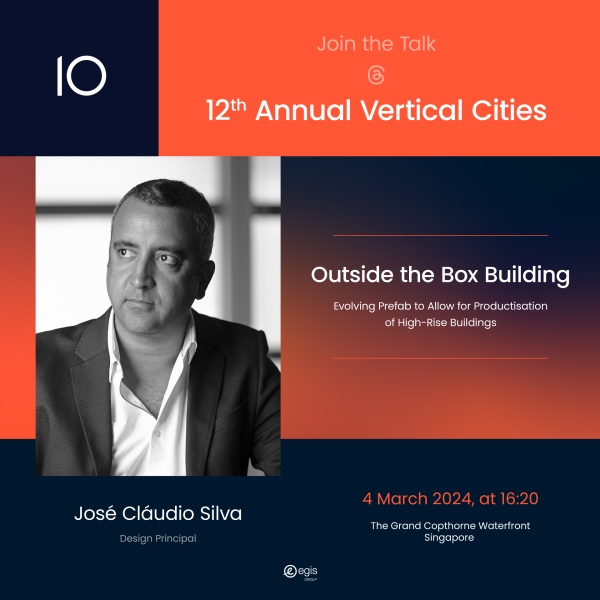 Join José Cláudio Silva at the 2024 Vertical Cities Conference in Singapore