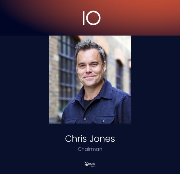 10 Design is Pleased to Announce the Appointment of Chris Jones as Our New Chairman