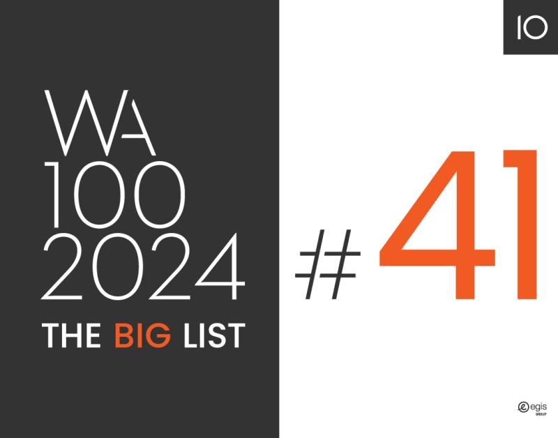 10 Design - 10 Design Rises To #41 On Building Design’s WA100!